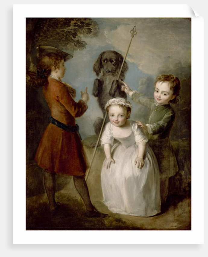 Playing Soldier, c.1743 by Philippe Mercier