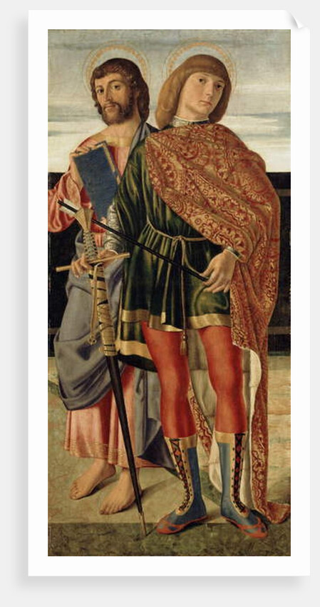St. Matthew and St. Sebastian, c.1499 by Cristoforo Caselli