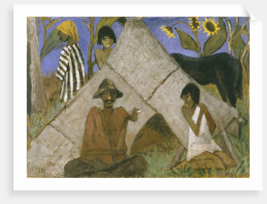 Gypsy Encampment, c.1925 by Otto Muller or Mueller
