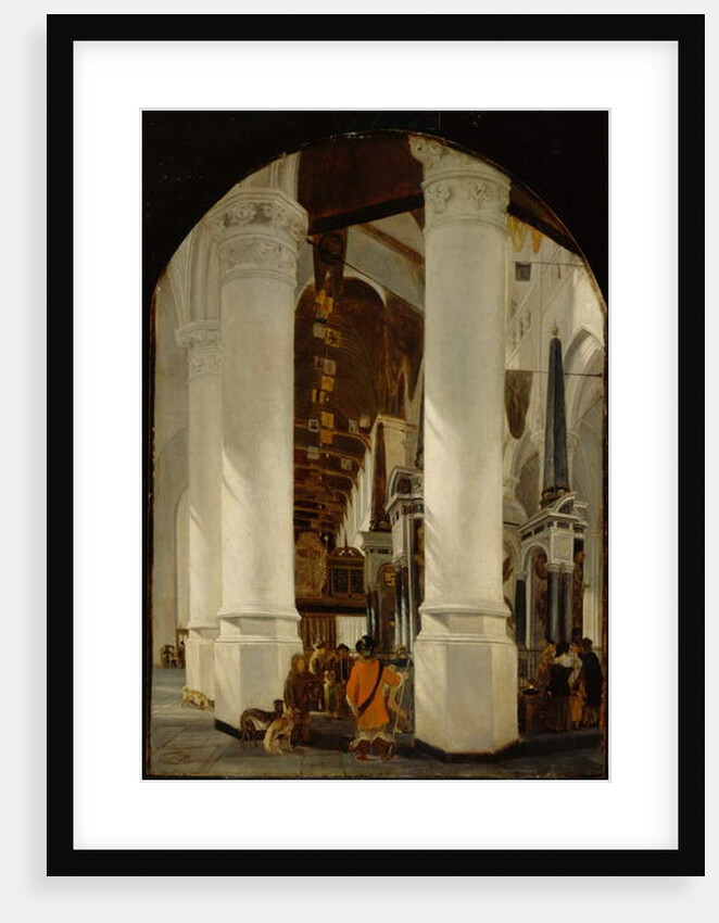 The Nieuwe Kerk at Delft with the Tomb of Willem the Silent, c.1650/51 by Emanuel de Witte