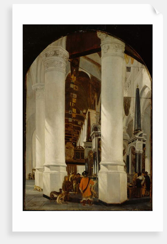 The Nieuwe Kerk at Delft with the Tomb of Willem the Silent, c.1650/51 by Emanuel de Witte
