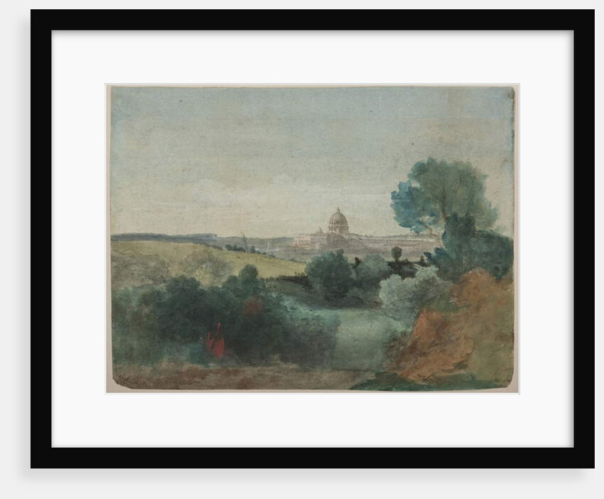 Saint Peter's seen from the Campagna, c.1850 by George Snr. Inness