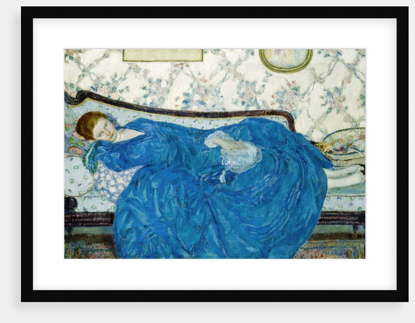 The Blue Gown, 1917 by Frederick Carl Frieseke