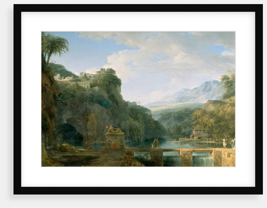 Landscape of Ancient Greece, 1786 by Pierre Henri de Valenciennes