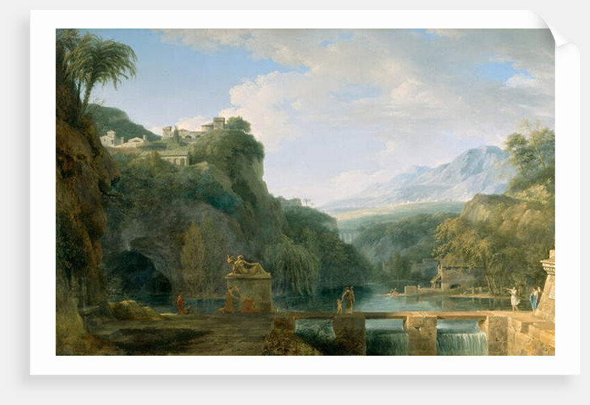 Landscape of Ancient Greece, 1786 by Pierre Henri de Valenciennes