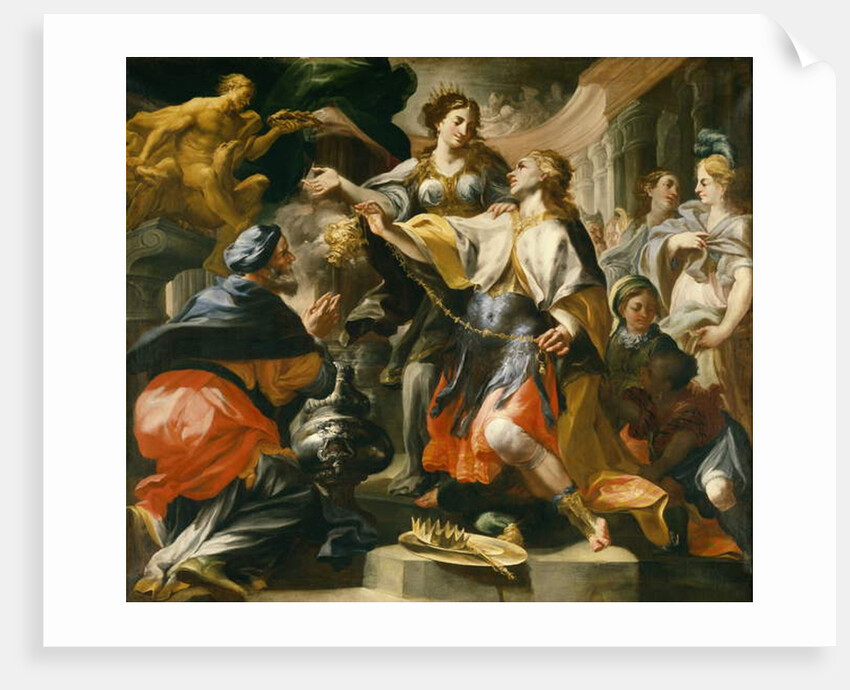 Solomon Worshiping the Pagan Gods, c.1695/1700 by Domenico Antonio Vaccaro