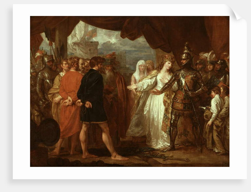 Queen Philippa Interceding for the Lives of the Burghers of Calais, 1788 by Benjamin West