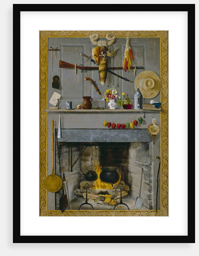 Grandma's Hearthstone, 1890 by John Haberle