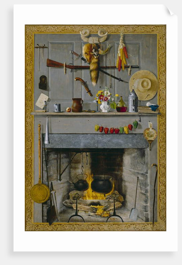 Grandma's Hearthstone, 1890 by John Haberle