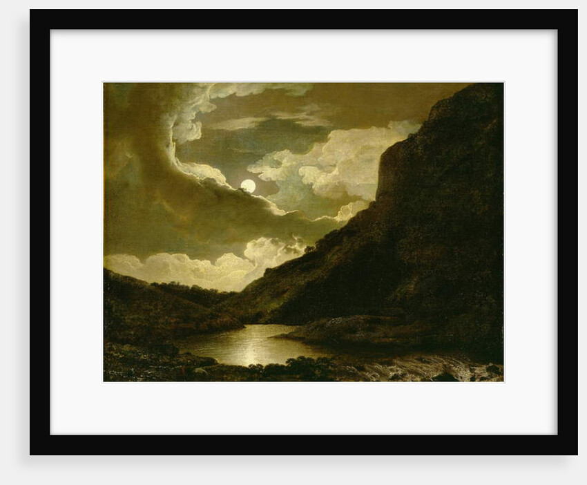 Matlock Tor by Moonlight, c.1778 by Joseph Wright of Derby