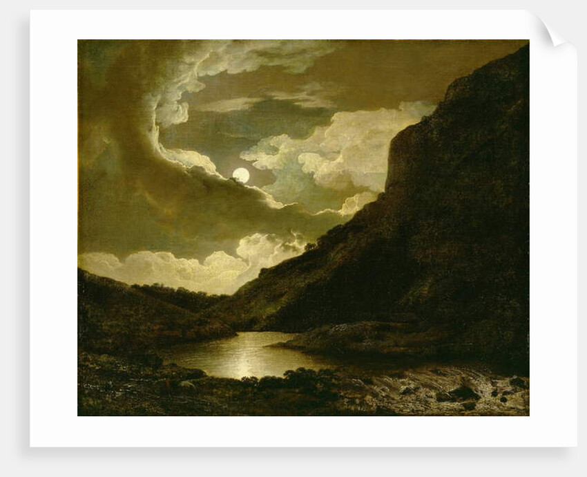 Matlock Tor by Moonlight, c.1778 by Joseph Wright of Derby