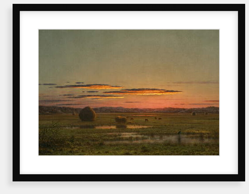 Sunset, c.1880 by Martin Johnson Heade