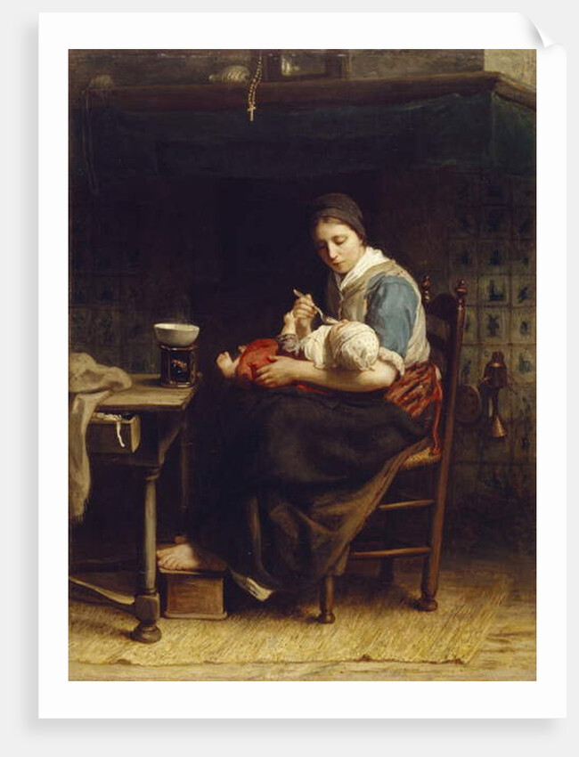 The Cottage Madonna, c.1867 by Jozef Israels