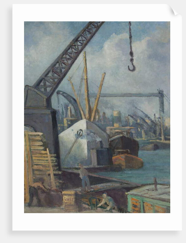 Le Port at Rouen by Maximilien Luce