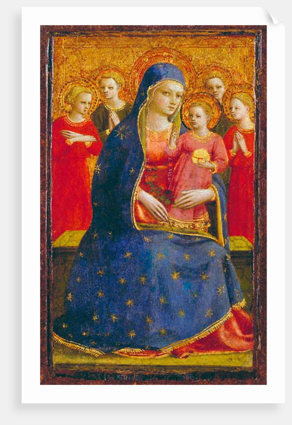 Madonna and Child with Angels, c.1425 by Fra Angelico