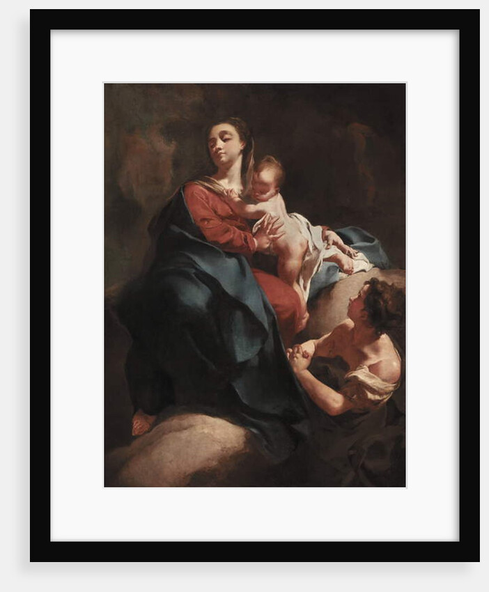 Madonna and Child with an Adoring Figure, between 1715 and 1718 by Giovanni Battista Piazzetta