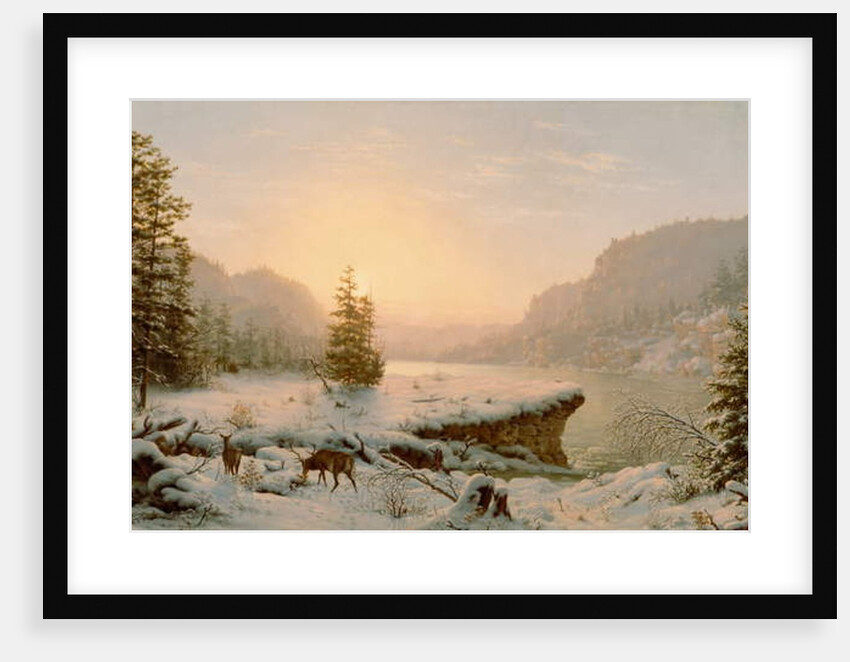 Winter Landscape, 1878 by Mortimer L. Smith