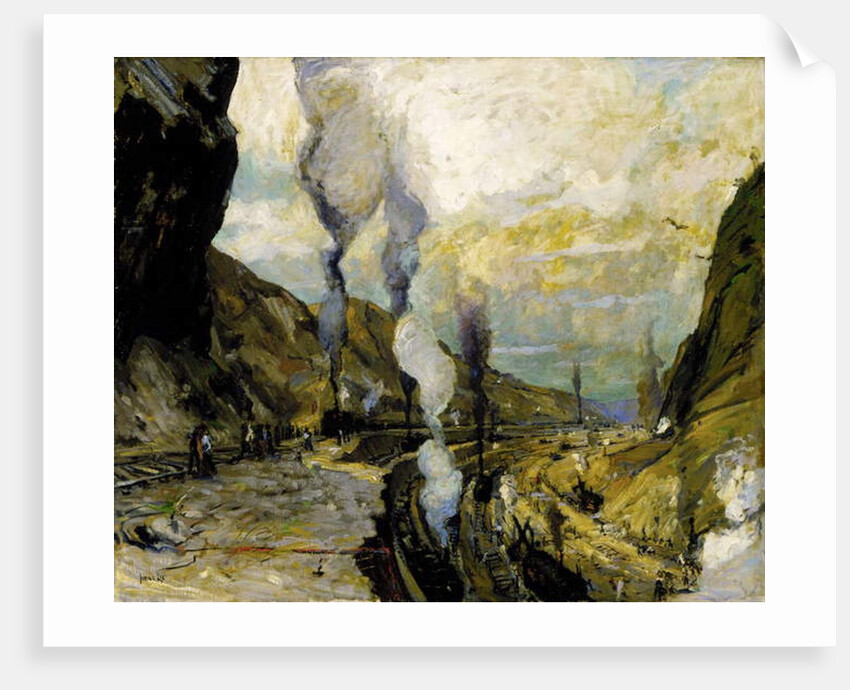 Culebra Cut, 1913 by Jonas Lie