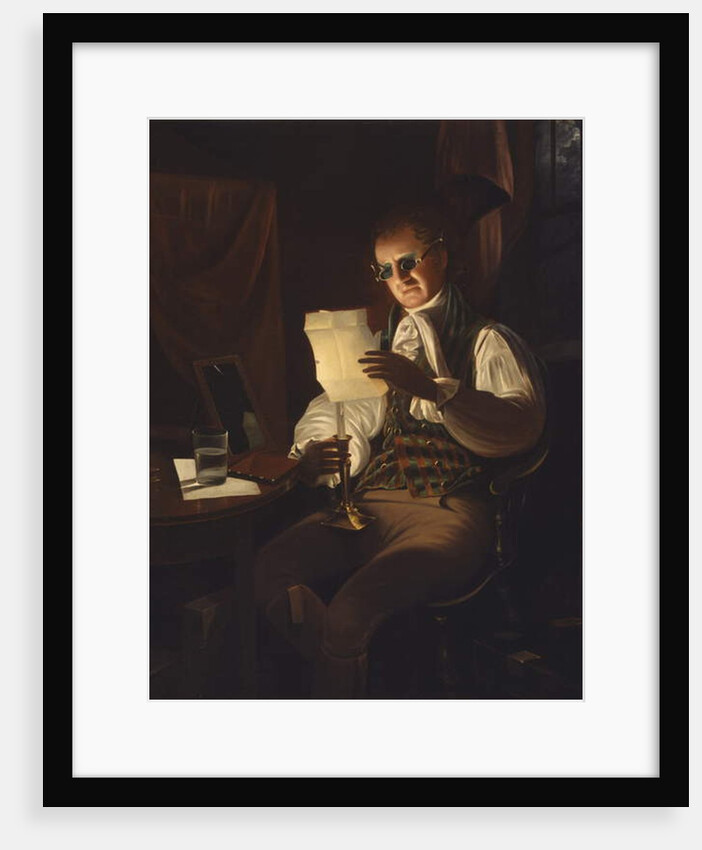 Man Reading by Candlelight, 1805-08 by Rembrandt Peale
