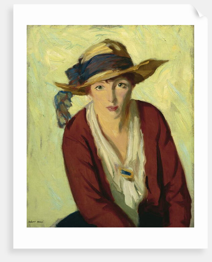 The Beach Hat, 1914 by Robert Cozad Henri
