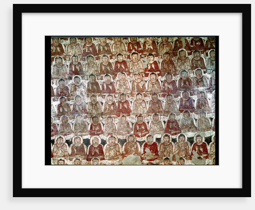 A Multitude of Seated Buddhas by Indian School