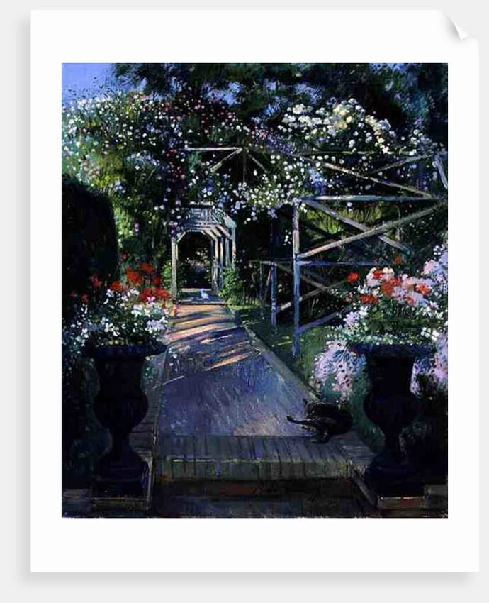 The Rose Trellis, Bedfield, 1996 by Timothy Easton