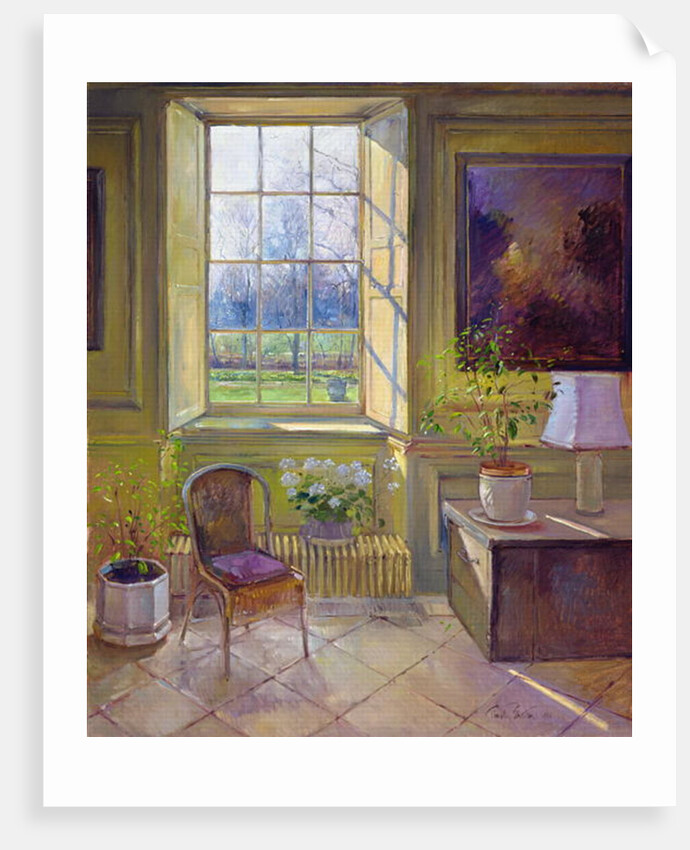 Spring Light and The Tangerine Trees, 1994 by Timothy Easton