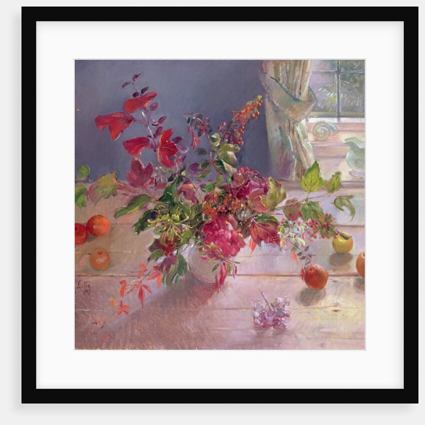 Honeysuckle and Berries, 1993 by Timothy Easton
