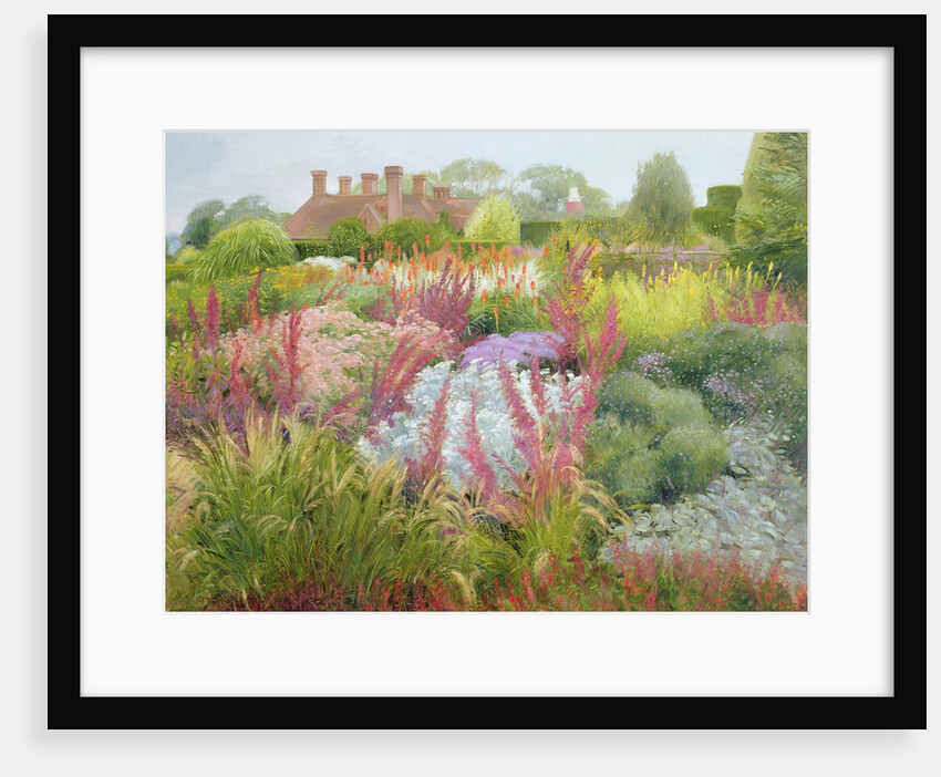 Spires of Kniphofia and Great Dixter by Timothy Easton
