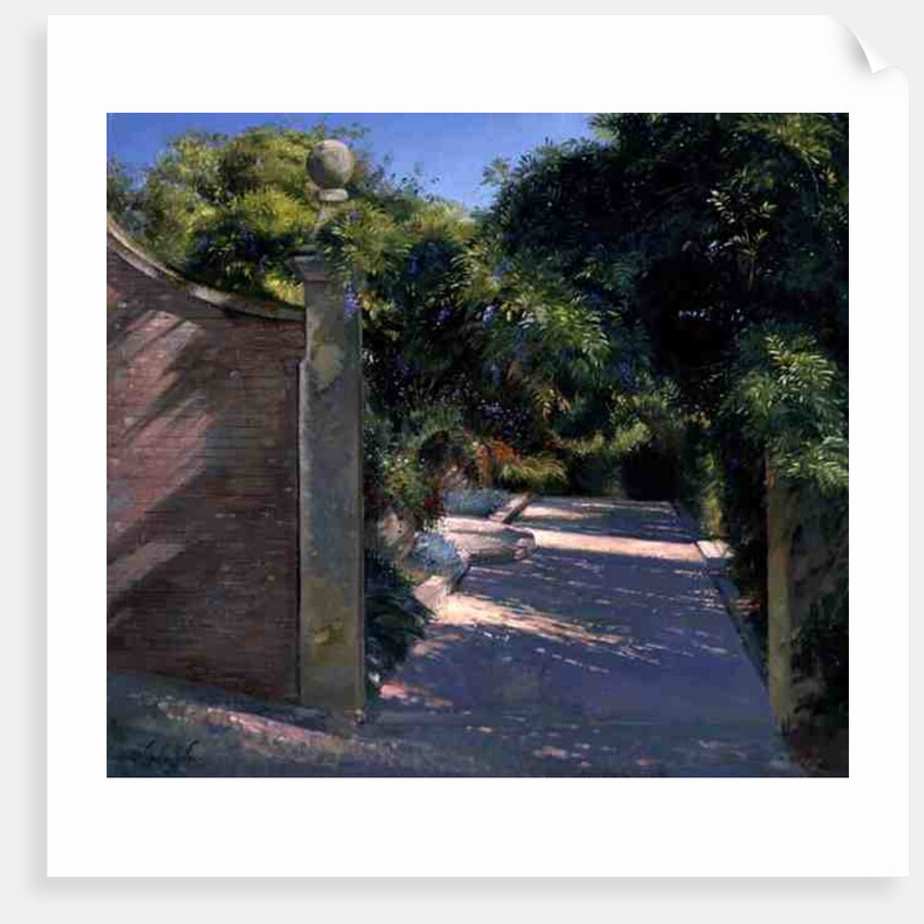Gateway into the Sundial Garden at Heligan by Timothy Easton