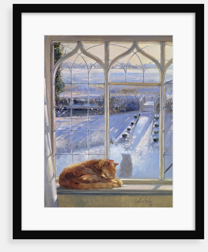 Sundial and Cat by Timothy Easton