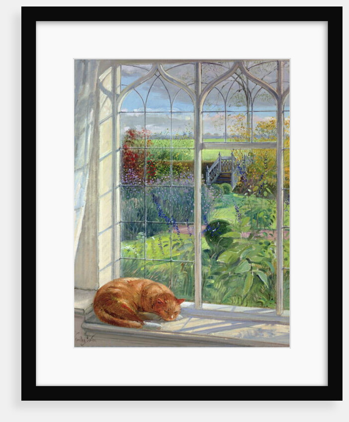 Sleeping Cat and Chinese Bridge by Timothy Easton