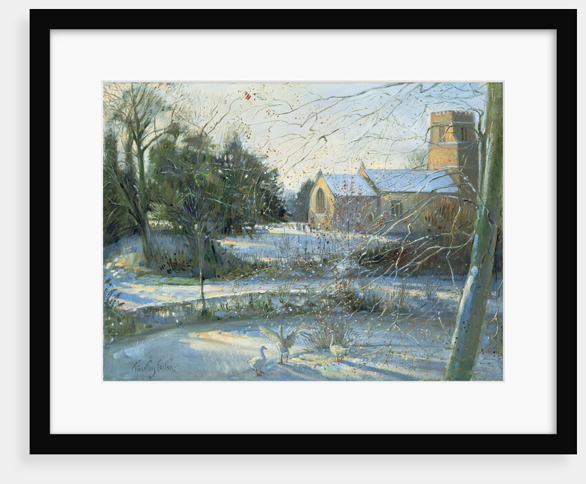 The Frozen Moat, Bedfield by Timothy Easton