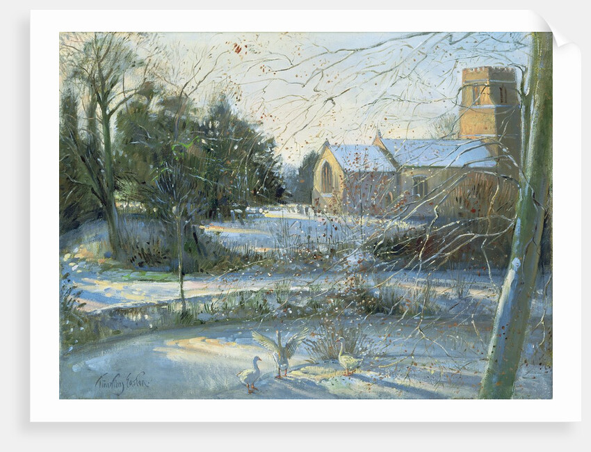The Frozen Moat, Bedfield by Timothy Easton