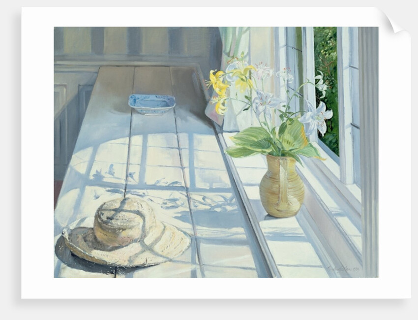 Lilies and a Straw Hat by Timothy Easton