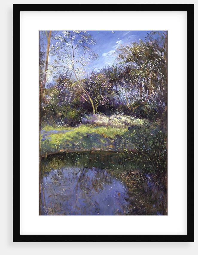 Apple Tree and Crescent Moon by Timothy Easton