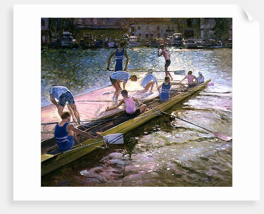 At the Raft, Henley, 1993 by Timothy Easton