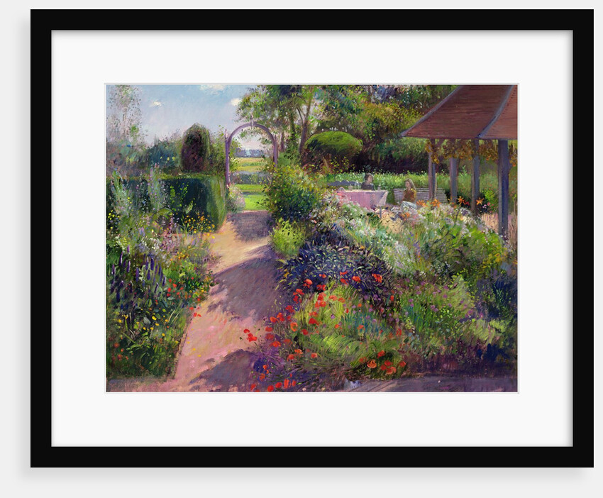 Morning Break in the Garden, 1994 by Timothy Easton