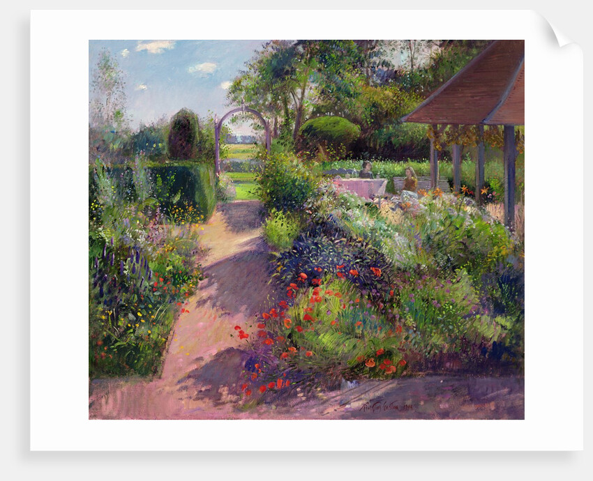 Morning Break in the Garden, 1994 by Timothy Easton