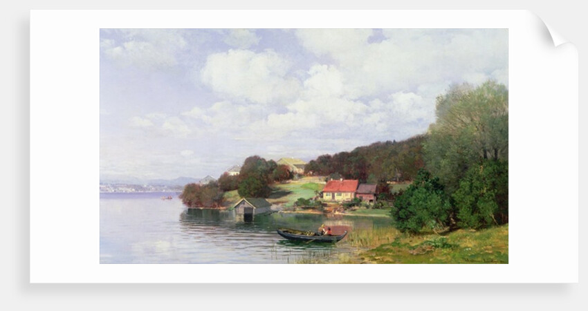 Boating on a Lake, 1891 by Anders Andersen-Lundby