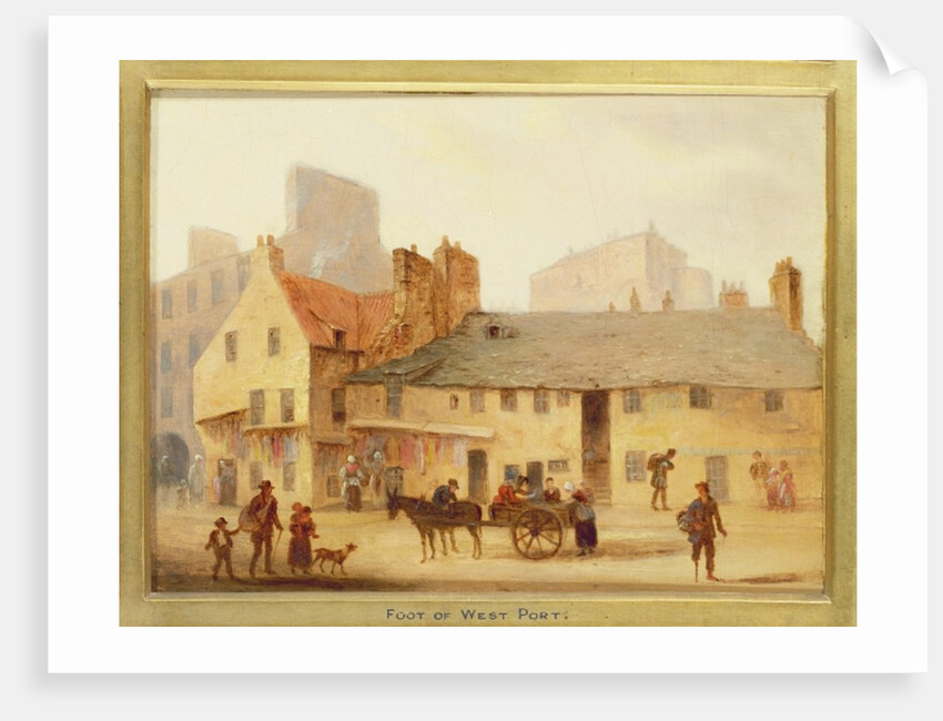 Foot of West Port by Scottish School
