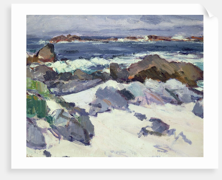 A Rocky Shore, Iona by Samuel John Peploe