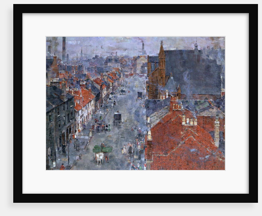 Muslin Street, Bridgeton, Glasgow by John Quinton Pringle