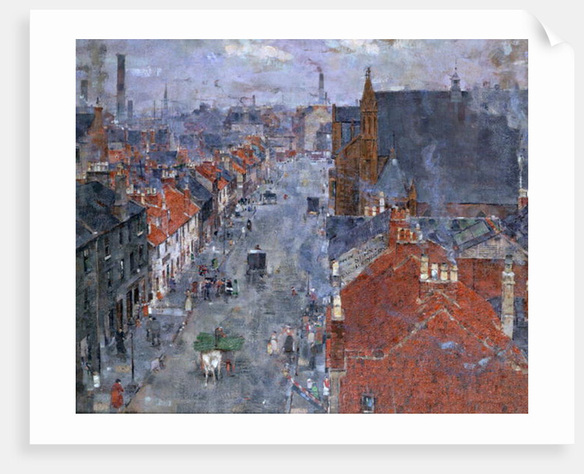 Muslin Street, Bridgeton, Glasgow by John Quinton Pringle