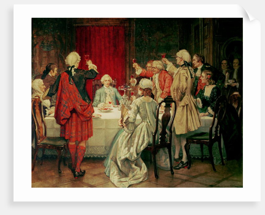 Prince Charles Edward Stuart in Edinburgh, 1745 by William Brassey Hole