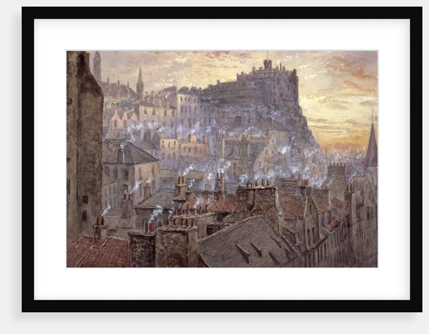 Edinburgh Castle from George IV Bridge by Jane Stewart Smith