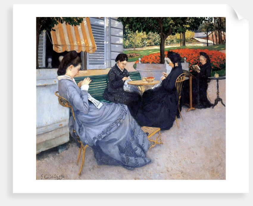 Ladies Sewing, 1848 by Gustave Caillebotte
