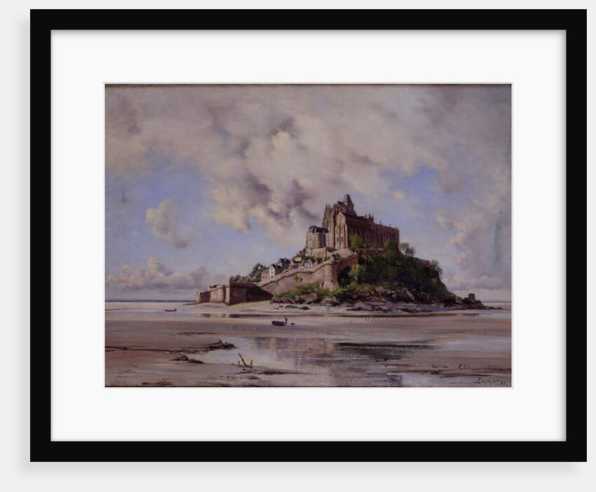 Mont Saint-Michel, North-east Side, 1881 by Emmanuel Lansyer