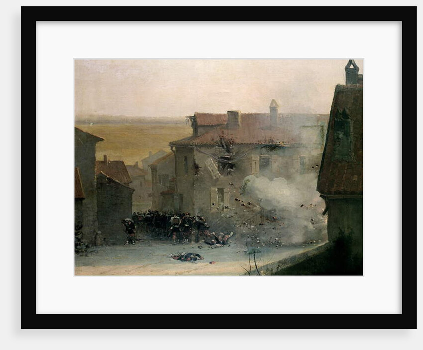 A War-torn Village by Jean-Baptiste Edouard Detaille