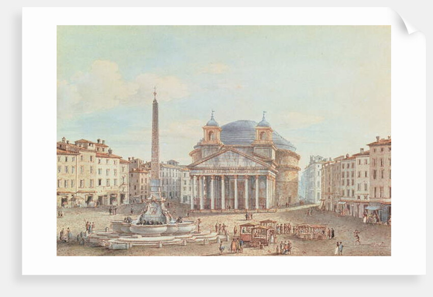 View of the Pantheon, Rome by Victor Jean Nicolle